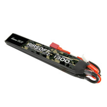 Gens ace 25C 1300mAh 2S1P 7.4V balnelis Airsoft Gun Lipo baterija su T kištuku