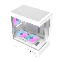 Darkflash DB330M computer case (white) + 3 ARGB fans