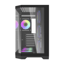 Darflash FT418 PRO computer case + 7 aRGB fans (black)