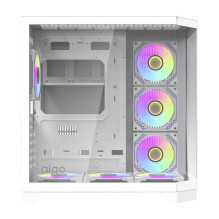 Darflash FT418 PRO computer case + 7 aRGB fans (white)