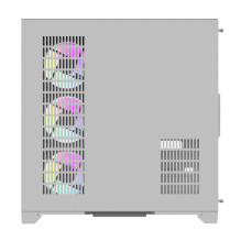 Darflash FT418 PRO kompiuterio dėklas + 7 aRGB ventiliatoriai (balti)