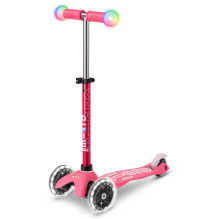 Micro Mini Deluxe Magic Pink LED scooter