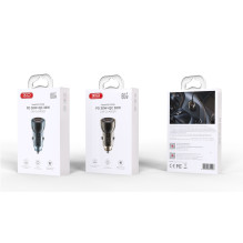 Car charger XO CC60 USB-A / USB-C 60W blue