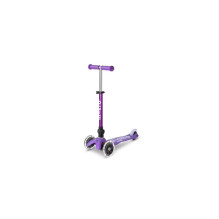 Micro folding scooter Mini DELUXE LED Purple