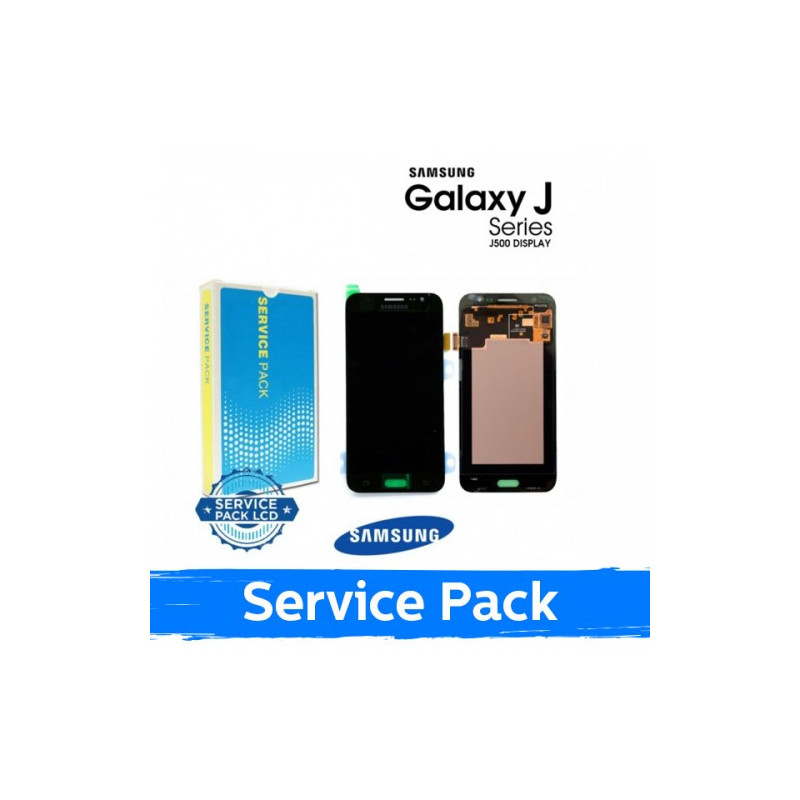 Ekranas skirtas Samsung J500 J5 juodas (Service Pack)