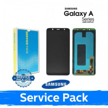 Ekranas skirtas Samsung A605 2018 A6+ juodas (Service Pack)