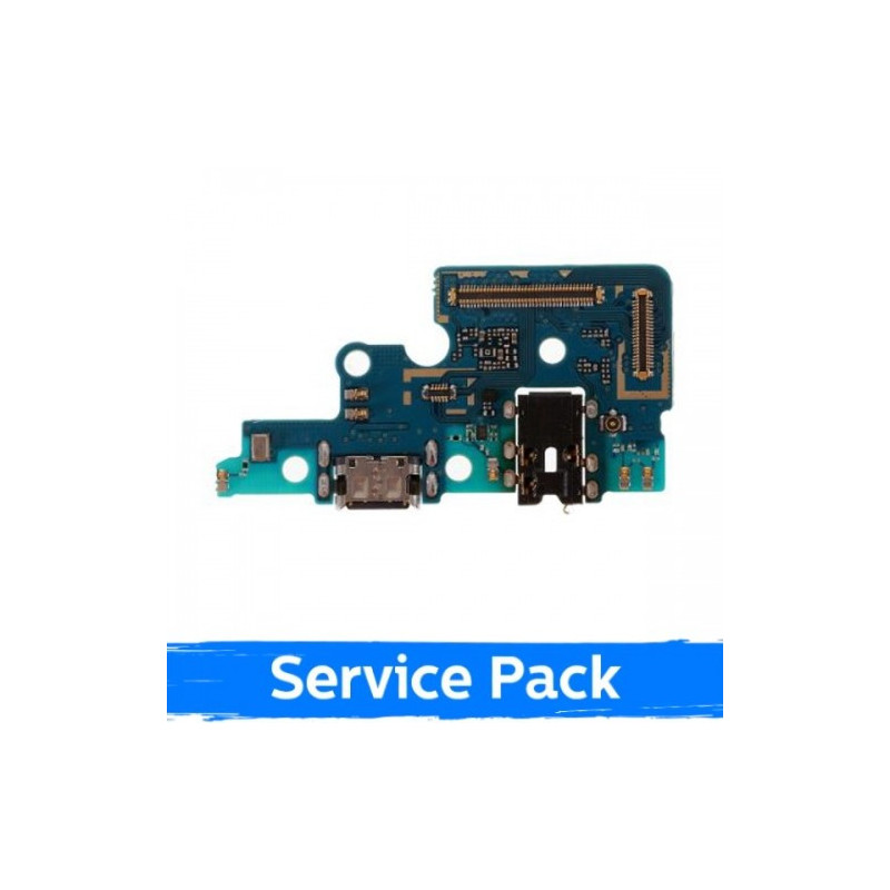 Krovimo lizdas skirtas Samsung A705 A70 2019 su lanksčiąja jungtimi / plata (Service Pack)