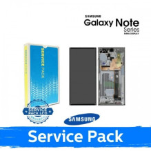 Ekranas skirtas Samsung N985 (N986) Note 20 Ultra su rėmeliu / Mystic White / (Service Pack)