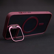 Dėklas &quot;MagCase Extra Lens&quot; skirtas Apple iPhone 16 bordo