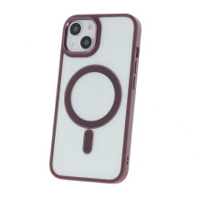 Dėklas &quot;MagCase Satin&quot; skirtas Apple iPhone 16 Pro bordo