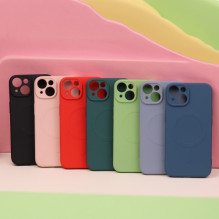 Dėklas &quot;MagCase Silicone&quot; skirtas Apple iPhone 16 juodas