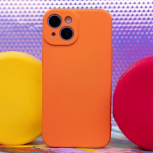 Dėklas &quot;Silicone&quot; skirtas Samsung S921 S24 oranžinis