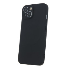 Dėklas &quot;MagCase Silicone&quot; skirtas Apple iPhone 16 Pro Max juodas