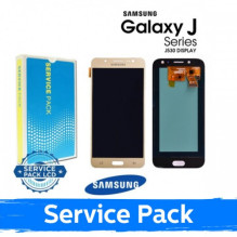 Ekranas skirtas Samsung J530 J5 auksinis (Service Pack)