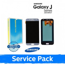 Ekranas skirtas Samsung J530 J5 sidabrinis (Service Pack)