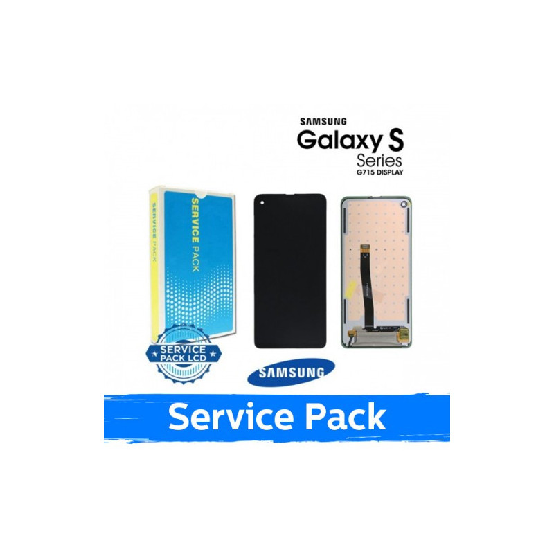 Ekranas skirtas Samsung G715 Xcover Pro juodas (Service Pack)