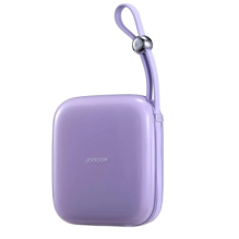 Išorinė baterija Joyroom &quot;JR-L002&quot; violetinis 10000mAh 22.5W (PD / QC3.0) + integruotas Type-C laidas