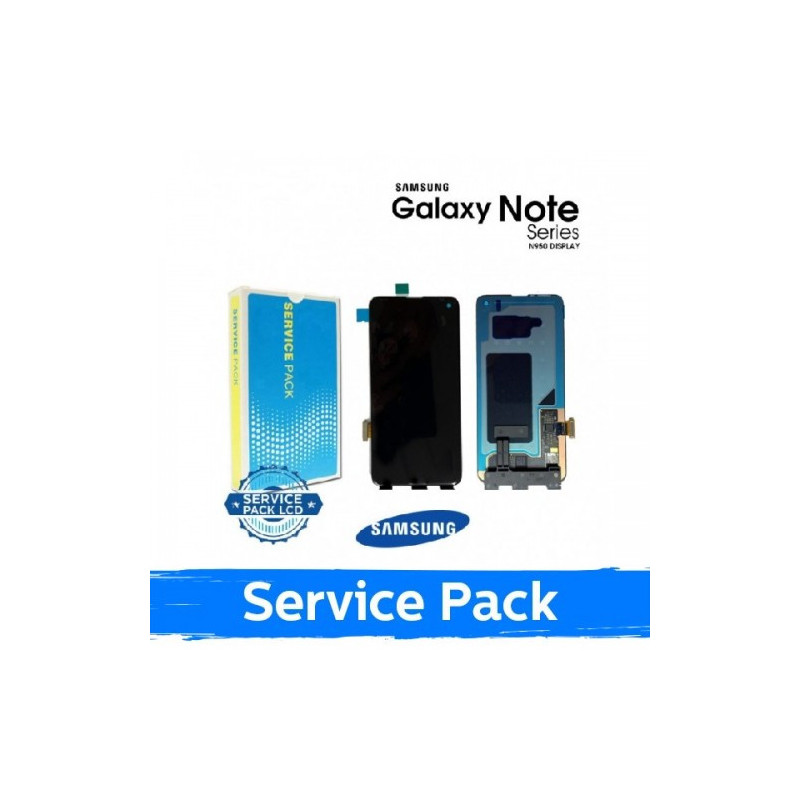 Ekranas skirtas Samsung N950 Note 8 juodas (Service Pack) (NF version)