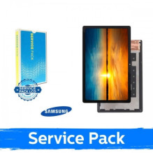 Ekranas skirtas Samsung T500 / T505 / T503 / T509 Tab A7 2020 (Tab A7 2022) sidabrinis (Service Pack)