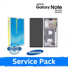 Ekranas skirtas Samsung N980 Note 20 su rėmeliu / Mystic Grey / (Service Pack)