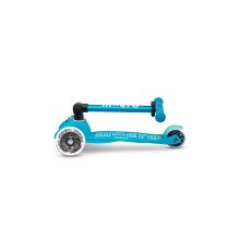 Micro folding scooter Mini DELUXE LED Aqua