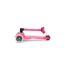 Micro folding scooter Mini DELUXE LED Pink