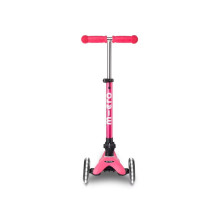 Micro folding scooter Mini DELUXE LED Pink