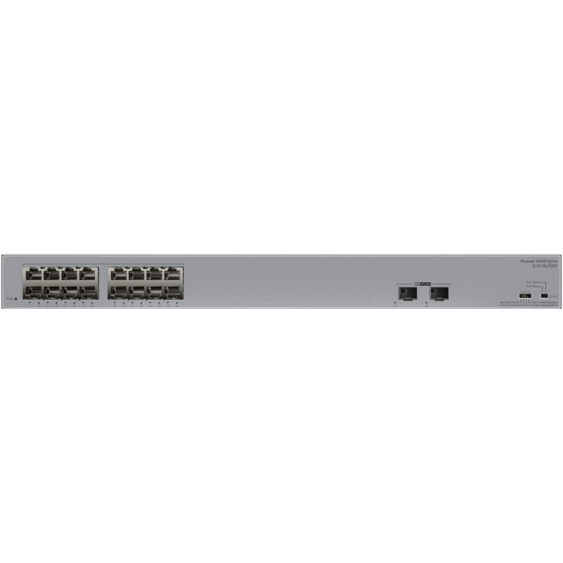 HUAWEI eKit S110 Series S110-16LP2SR Unmanaged L2 Gigabit Ethernet (10 / 100 / 1000) Power over Ethernet (PoE) 1U Grey