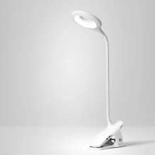 Wireless LED reading lamp with clip + black micro USB cable