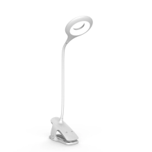 Wireless LED reading lamp with clip + black micro USB cable