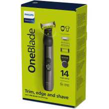 Philips OneBlade Pro Foil shaver Trimmer Chrome