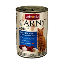 ANIMONDA Carny Adult Beef with cod and parsley - wet cat food - 400g