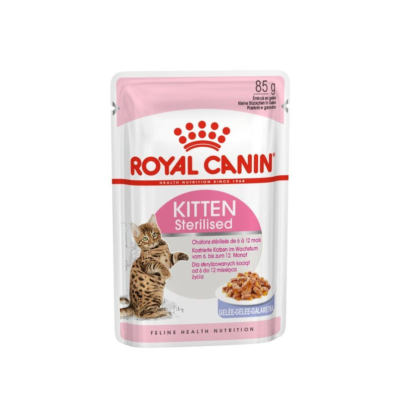 ROYAL CANIN FHN Sterilizuotas kačiukas - Šlapias kačių maistas - 12x85g