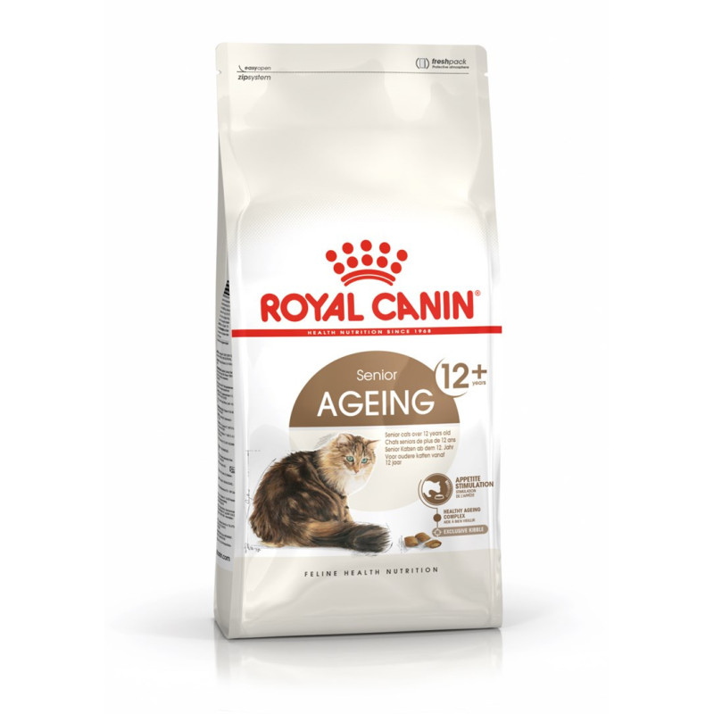 Royal Canin Senior Aging 12+ Sausas kačių maistas Paukštiena, Daržovės 0,4kg