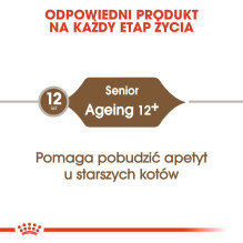 Royal Canin Senior Aging 12+ Sausas kačių maistas Paukštiena, Daržovės 0,4kg