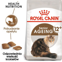 Royal Canin Senior Aging 12+ Sausas kačių maistas Paukštiena, Daržovės 0,4kg