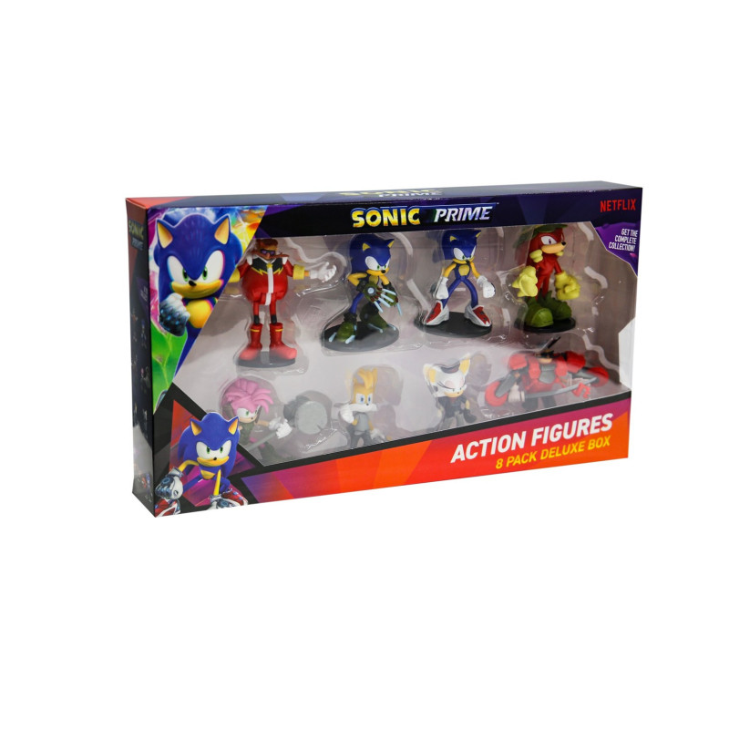 SONIC PRIME - ACTION FIGURE - SET OF 8 DELUXE BOX FIGURINES