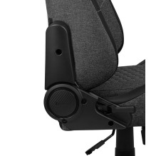 Aerocool CROWNASHBK, Ergonomic Gaming Chair, Adjustable Cushions, AeroWeave Technology, Black