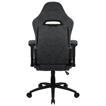 „Aerocool ROYALSLATEGR Premium Ergonomic“ žaidimų kėdžių kojų atramos „Aerosuede“ technologijos pilkos spalvos