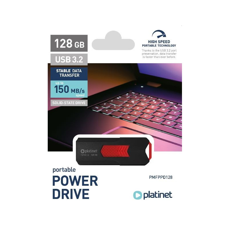 Atmintinė Platinet Power Drive 128GB USB 3.2