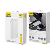 Išorinė baterija POWER BANK Dudao (K18Pro) 20000mAh (2xUSB 1xUSB-C) balta