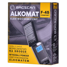 BACscan F-45 alkotesteris 0 - 4% Juodas