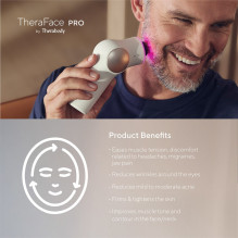 Therabody TheraFace PRO Ultimate Facial Health Device by - White - with conductive gel