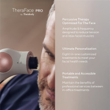 Therabody TheraFace PRO Ultimate Facial Health Device by - White - with conductive gel