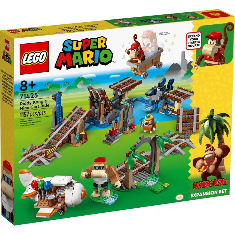 LEGO SUPER MARIO 71425 EXPANSION SET - DIDDY KONG'S MINE CART RIDE