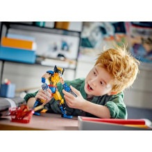 LEGO SUPER HEROES 76257 WOLVERINE – KONSTRUKCINĖ FIGŪRA