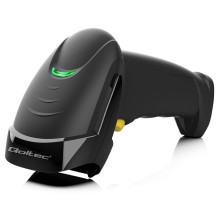 Qoltec 50853 Laser barcode scanner 1D , 2D , Black