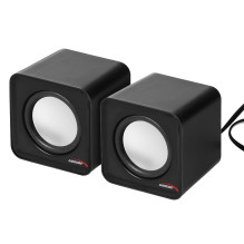 Audiocore AC870 B 2 krypčių 3 W juodas, pilkas laidinis