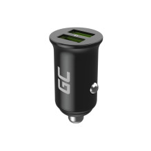 Green Cell automobilinis įkroviklis GC PowerRide Nano36 36W 6A 2x USB-A