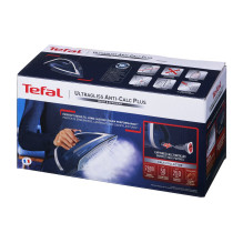 Tefal Ultragliss Anti-Calc Plus FV6830E0 lygintuvas Garinis lygintuvas 2800 W mėlynas, sidabras